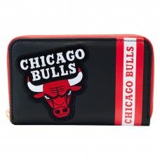 Кошелек на круговой молнии Chicago Bulls Loungefly Patches