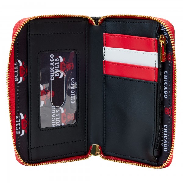 Кошелек на круговой молнии Chicago Bulls Loungefly Patches