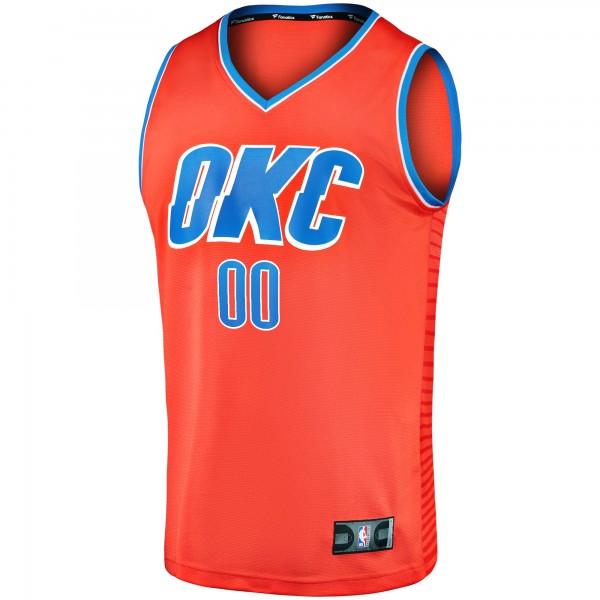 Игровая джерси Oklahoma City Thunder Fanatics Orange Fast Break Custom Replica - Statement Edition