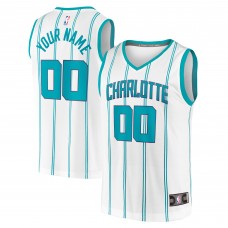 Именная игровая джерси Charlotte Hornets Youth Fast Break Replica - Association Edition - White