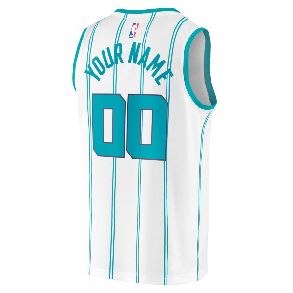 Именная игровая джерси Charlotte Hornets Youth Fast Break Replica - Association Edition - White