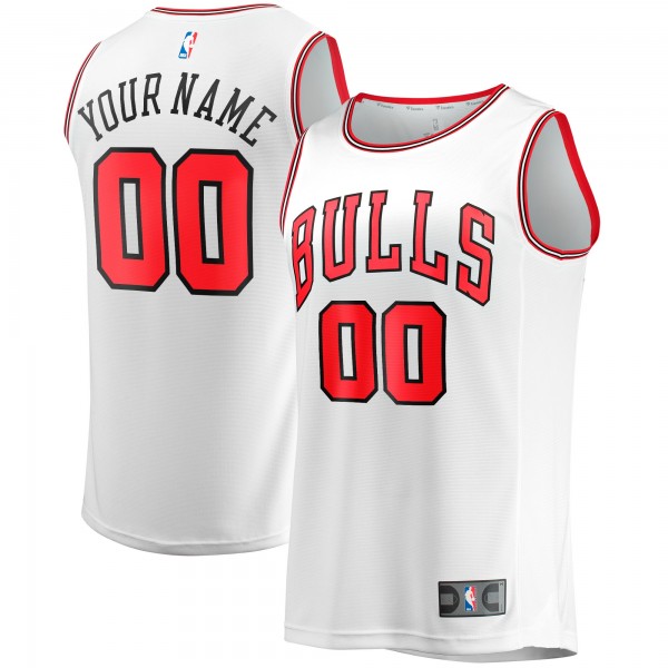 Игровая форма  Chicago Bulls Youth Fast Break Replica Custom - Association Edition - White