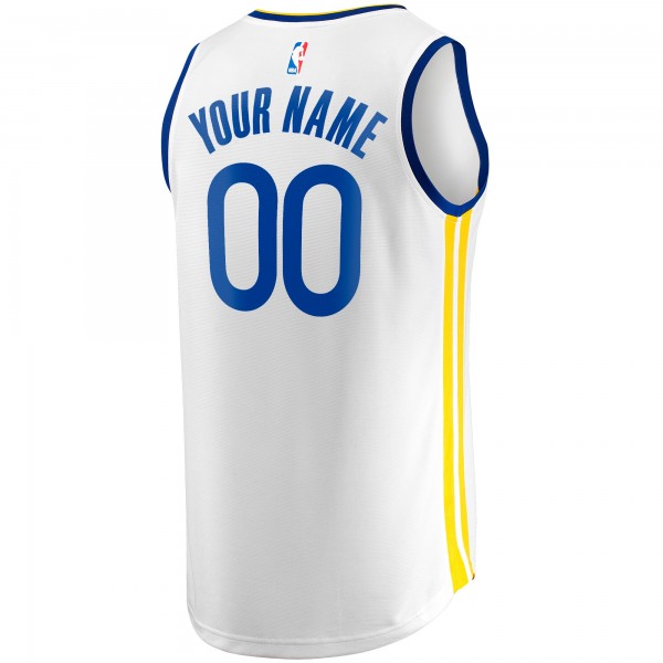 Именная игровая форма Golden State Warriors Youth Fast Break Replica - Association Edition - White