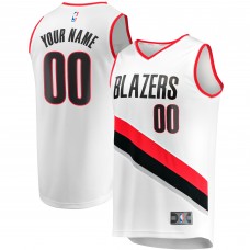 Игровая форма  Portland Trail Blazers Youth Fast Break Replica Custom - Association Edition - White