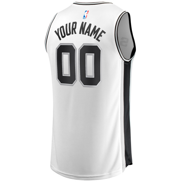 Подростковая Именная джерси San Antonio Spurs Fanatics White Fast Break Replica - Association Edition