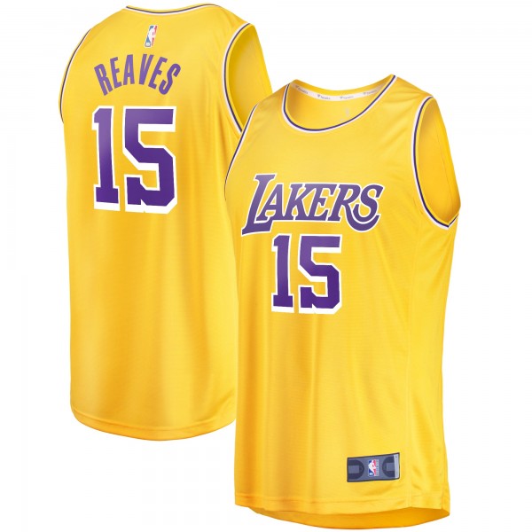Игровая форма  Austin Reaves Los Angeles Lakers Fast Break Player - Icon Edition - Gold
