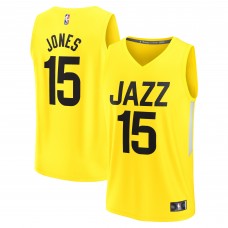 Игровая форма  Damian Jones Utah Jazz Fast Break Player - Icon Edition - Yellow