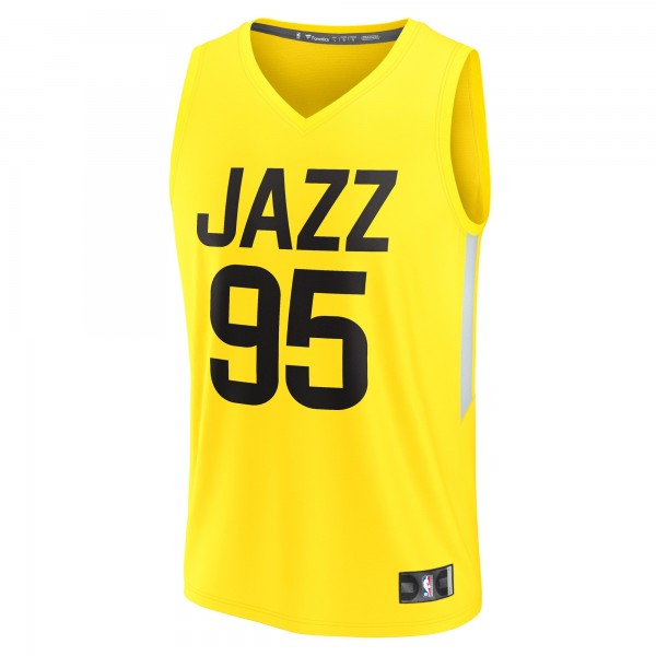 Игровая форма  Juan Toscano-Anderson Utah Jazz Fast Break Player - Icon Edition - Yellow