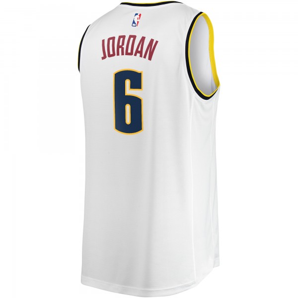 Джерси Denver Nuggets DeAndre Jordan Fanatics White Fast Break Player - Association Edition