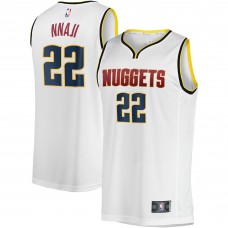Джерси Denver Nuggets Zeke Nnaji Fanatics White Fast Break Player - Association Edition