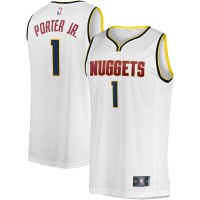 Джерси Denver Nuggets Michael Porter Jr. Fanatics White Fast Break Player - Association Edition