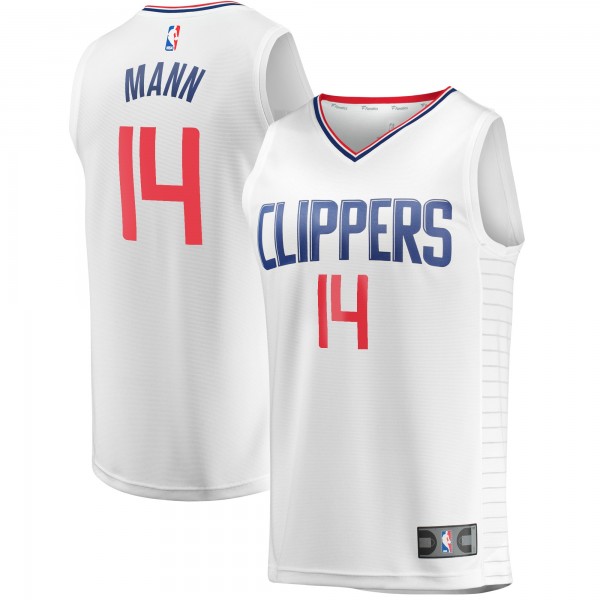 Игровая форма  Terance Mann LA Clippers Fast Break Player - Association Edition - White