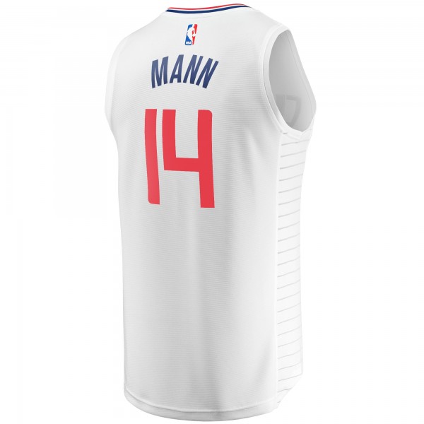 Игровая форма  Terance Mann LA Clippers Fast Break Player - Association Edition - White