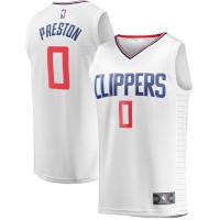 Игровая форма  Jason Preston LA Clippers Fast Break Player - Association Edition - White