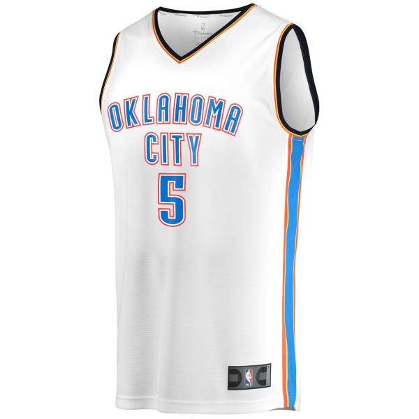 Джерси Oklahoma City Thunder Luguentz Dort Fanatics White Fast Break Player - Association Edition