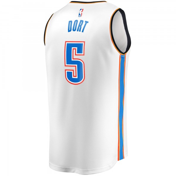 Джерси Oklahoma City Thunder Luguentz Dort Fanatics White Fast Break Player - Association Edition