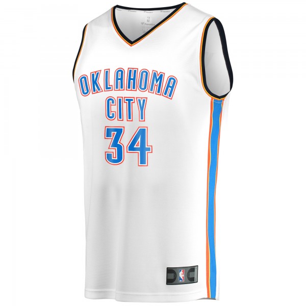 Джерси Oklahoma City Thunder Kenrich Williams Fanatics White Fast Break Player - Association Edition