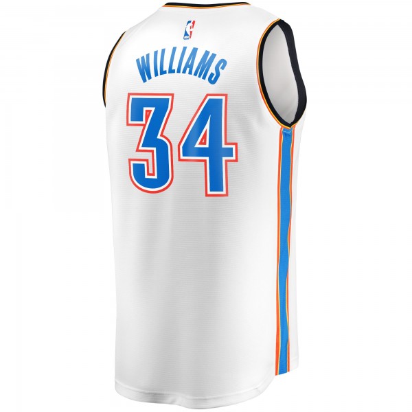 Джерси Oklahoma City Thunder Kenrich Williams Fanatics White Fast Break Player - Association Edition