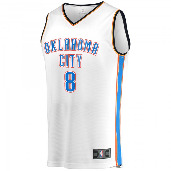 Джерси Oklahoma City Thunder Jalen Williams Fanatics White Fast Break Player - Association Edition
