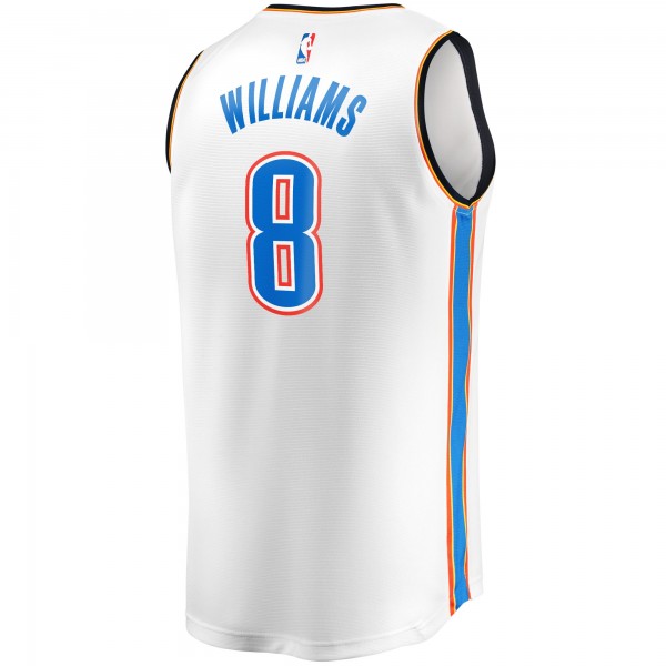 Джерси Oklahoma City Thunder Jalen Williams Fanatics White Fast Break Player - Association Edition