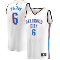 Джерси Oklahoma City Thunder Jaylin Williams Fanatics White Fast Break Player - Association Edition