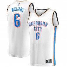 Джерси Oklahoma City Thunder Jaylin Williams Fanatics White Fast Break Player - Association Edition