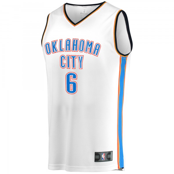 Джерси Oklahoma City Thunder Jaylin Williams Fanatics White Fast Break Player - Association Edition