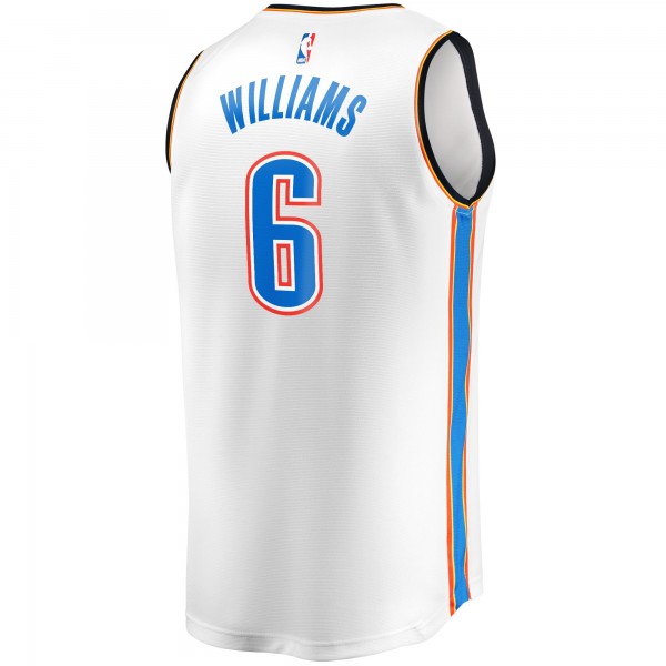 Джерси Oklahoma City Thunder Jaylin Williams Fanatics White Fast Break Player - Association Edition