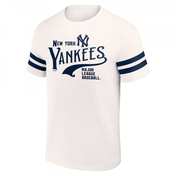 New York Yankees Darius Rucker Collection by Fanatics Cream Yarn Dye Vintage T-Shirt
