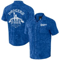 Los Angeles Dodgers Darius Rucker Collection by Fanatics Royal Denim Team Color Button-Up Shirt