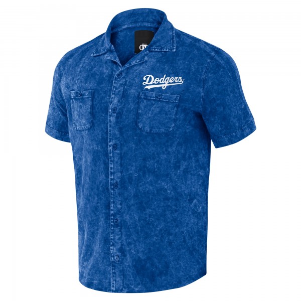 Los Angeles Dodgers Darius Rucker Collection by Fanatics Royal Denim Team Color Button-Up Shirt