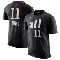 Футболка Trae Young Atlanta Hawks Nike 2023/24 City Edition - Black