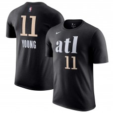 Футболка Trae Young Atlanta Hawks Nike 2023/24 City Edition - Black