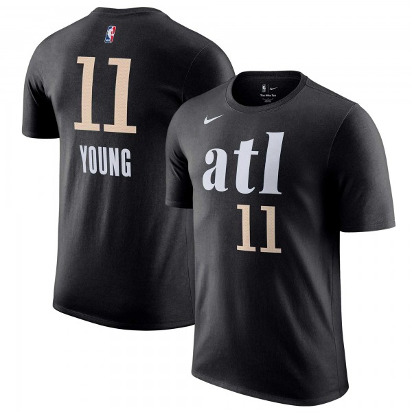 Футболка Trae Young Atlanta Hawks Nike 2023/24 City Edition - Black