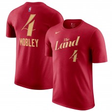 Именная футболка Evan Mobley Cleveland Cavaliers Nike 2023/24 City Edition - Wine