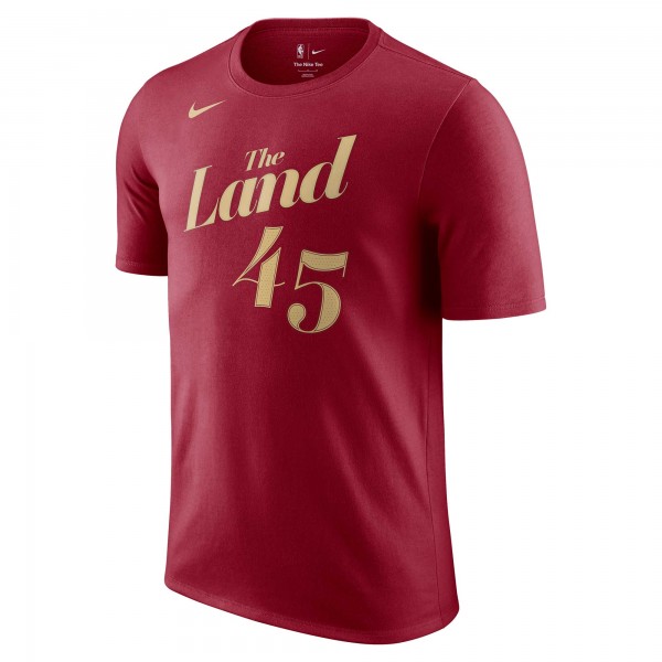 Футболка Donovan Mitchell Cleveland Cavaliers Nike 2023/24 City Edition - Wine