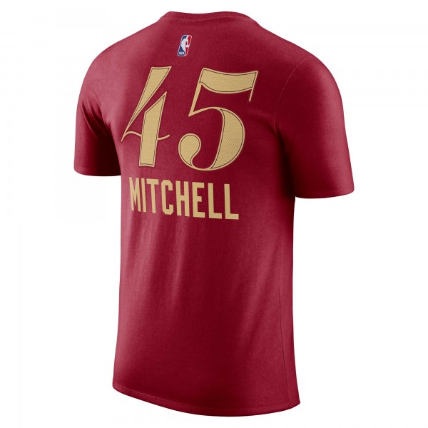 Футболка Donovan Mitchell Cleveland Cavaliers Nike 2023/24 City Edition - Wine