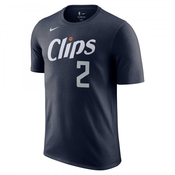 Футболка Kawhi Leonard LA Clippers Nike 2023/24 City Edition - Navy