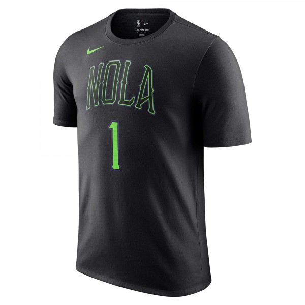 Именная футболка Zion Williamson New Orleans Pelicans Nike 2023/24 City Edition - Black