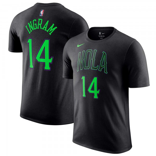 Футболка Brandon Ingram New Orleans Pelicans Nike 2023/24 City Edition - Black