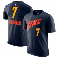 Футболка Chet Holmgren Oklahoma City Thunder Nike 2023/24 City Edition - Navy