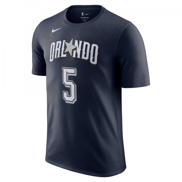 Именная футболка Paolo Banchero Orlando Magic Nike 2023/24 City Edition - Navy