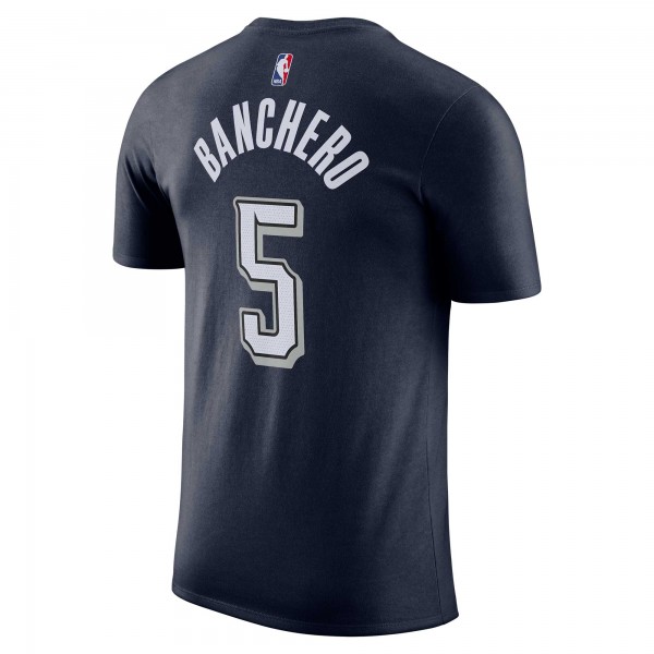 Именная футболка Paolo Banchero Orlando Magic Nike 2023/24 City Edition - Navy