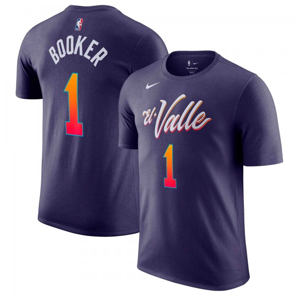 Футболка Devin Booker Phoenix Suns Nike 2023/24 City Edition - Purple
