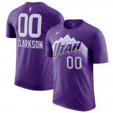 Именная футболка Jordan Clarkson Utah Jazz Nike 2023/24 City Edition - Purple