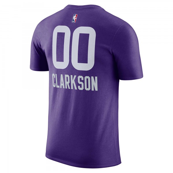 Именная футболка Jordan Clarkson Utah Jazz Nike 2023/24 City Edition - Purple