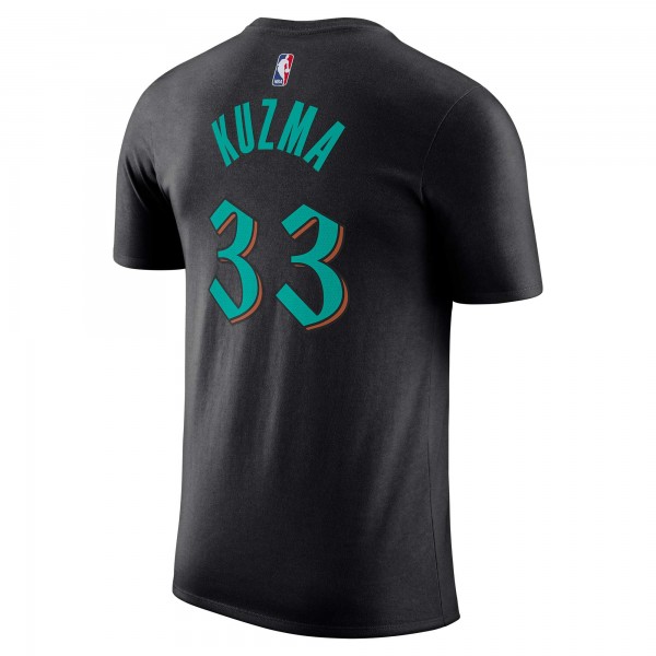 Именная футболка Kyle Kuzma Washington Wizards Nike 2023/24 City Edition - Black