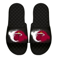 Шлепки Miami Heat ISlide Spray Paint - Black