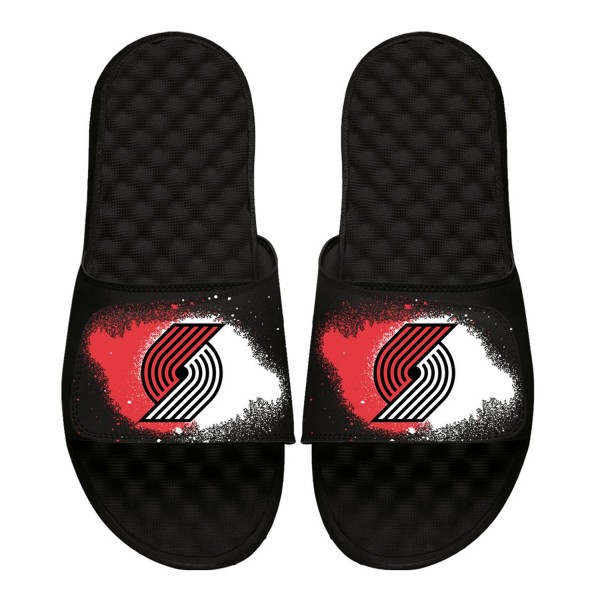 Шлепки Portland Trail Blazers ISlide Spray Paint - Black