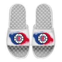 Шлепки LA Clippers ISlide Spray Paint - White